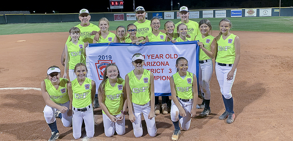 2019 Arizona District 3 9-10-11 Year Old Girls Softball Champions - Cactus Foothills 